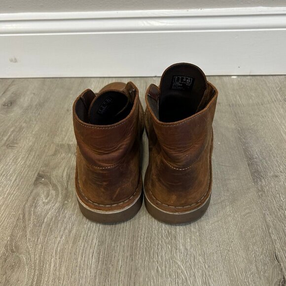 Clark’s Desert Chukka Boot Brown Leather Lace Up Ankle Men’s Size 9 - Picture 4 of 7